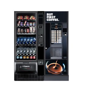 Saeco Oasi 400 és Artico S snackautomata összekapcsolva